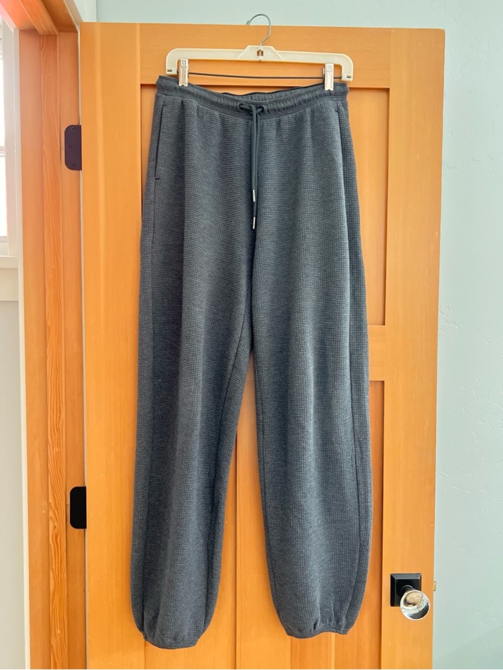 Athleta Tranquil Mid Rise Waffle Jogger - ST (small tall)